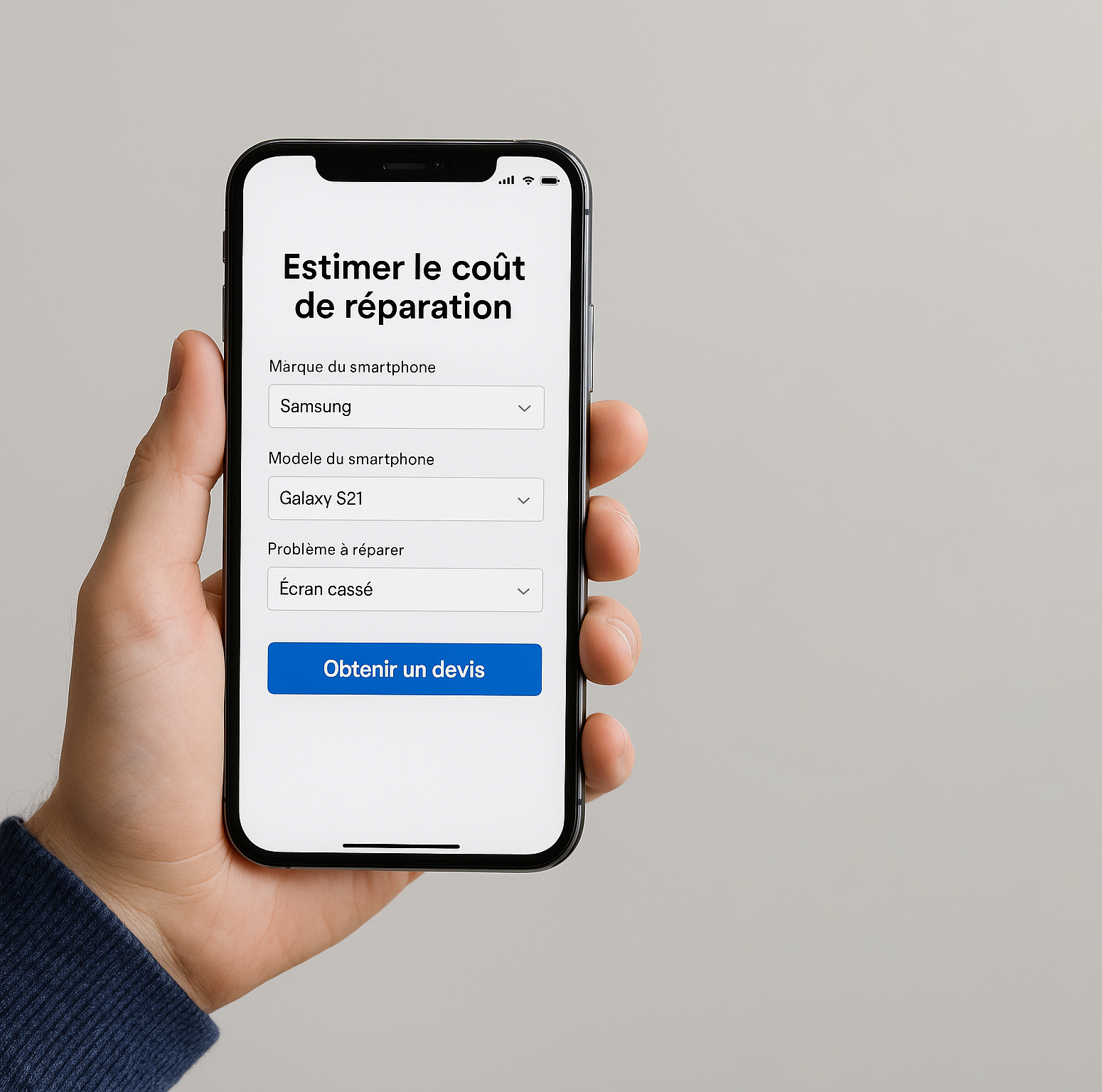 devis de réparation téléphone Auxerre